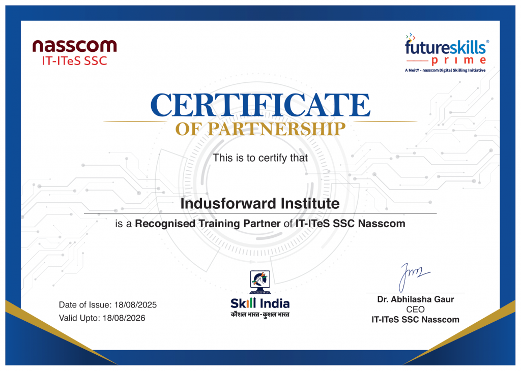 NASSCOM Partnership Certificate